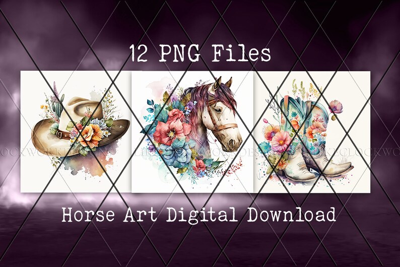 Horse Digital Download Horse PNG Bundle Horse Clipart Etsy UK