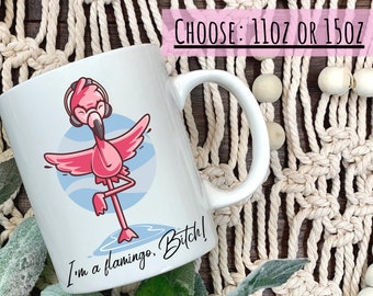 I’m a Flamingo Mug | Marc Rebillet Lover Gift | Loop Daddy Lover Gifts | Fan Art Mug | Flamingo