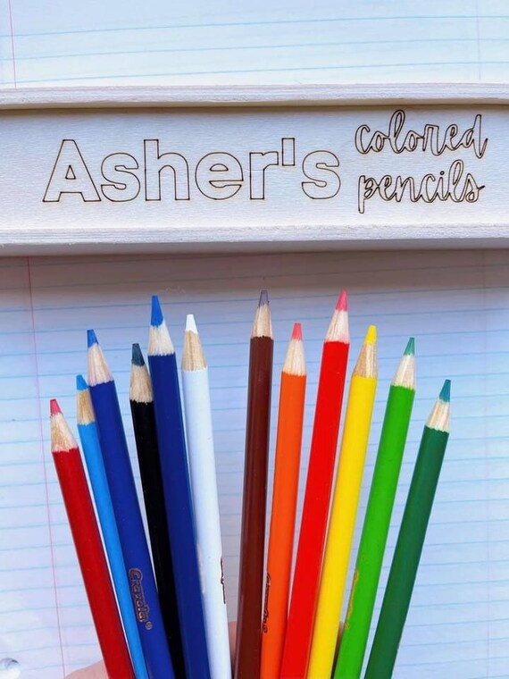 Personalized Pencil Box With School Supplies, Back to School Gift
