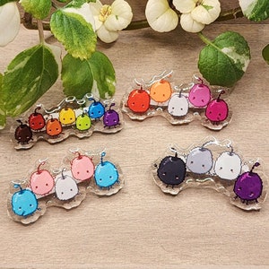 Junimo pride acrylic pins