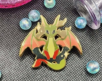 FFXIV Midgardsormr Meteor Hard Enamel Pin