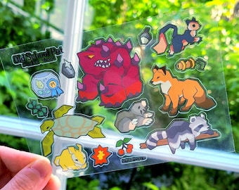 OSRS Runescape Pets 6x4 Clear Sticker
