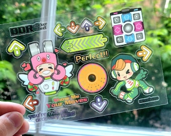 DDR Supernova 6x4 Clear Sticker