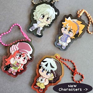 The World Ends With You Bead Chain 2" Acrylic Charms