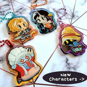 FFIX Bead Chain 2" Acrylic Charms