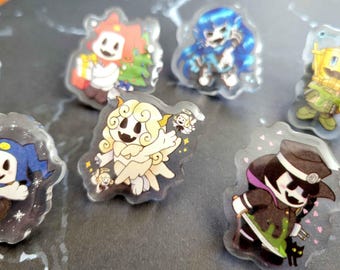 Jack Frost Acrylic Pins