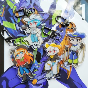 NGE Cowboy Pilot Acrylic Charm