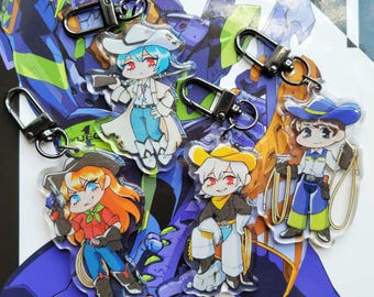NGE Cowboy Pilot Acrylic Charm