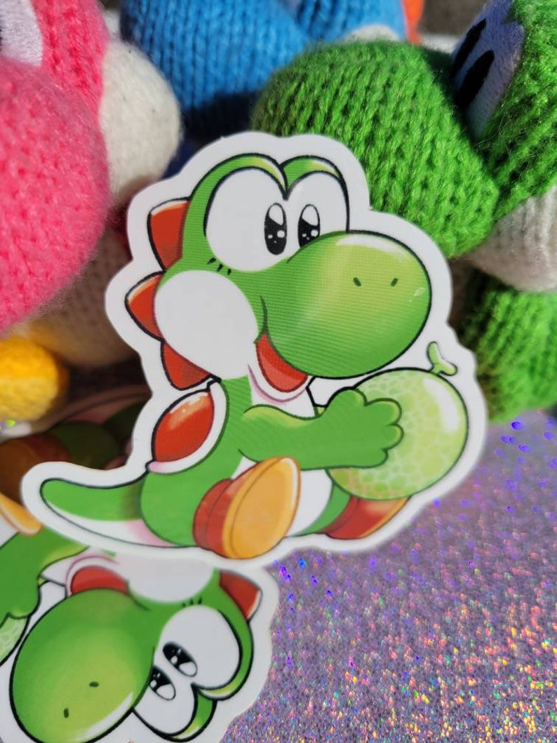 Yoshi Melon adesivo in vinile resistente alle intemperie Etsy Italia