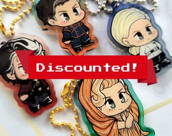 Discounted RPG Bead Chain 2" Acrylic Charms