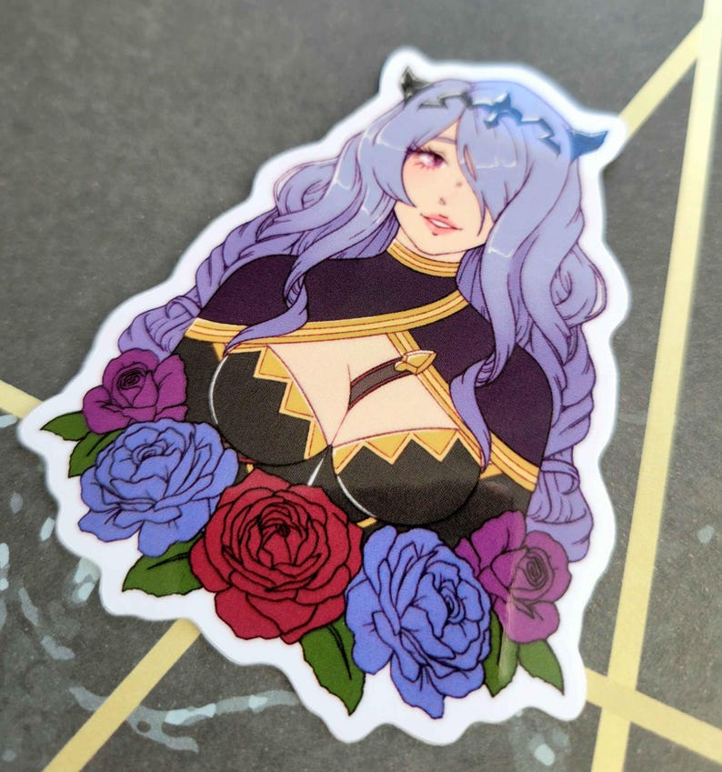 Camilla 3" vinyl sticker image 4