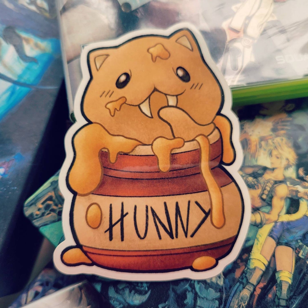 FFXIV Giant Beaver Hunny Pot Minion Il Mheg 3 Inch Vinyl Weatherproof