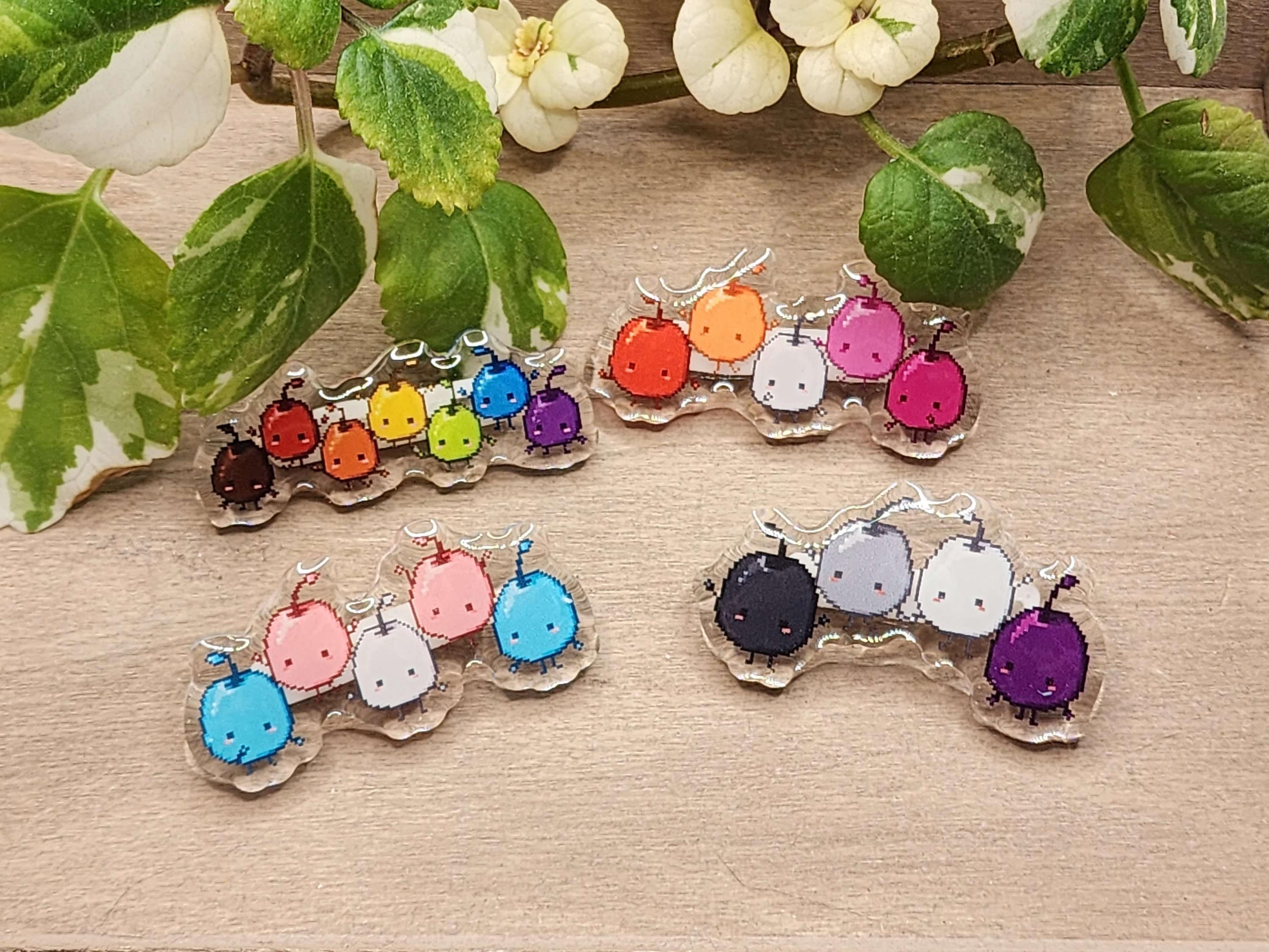 Junimo pride acrylic pins