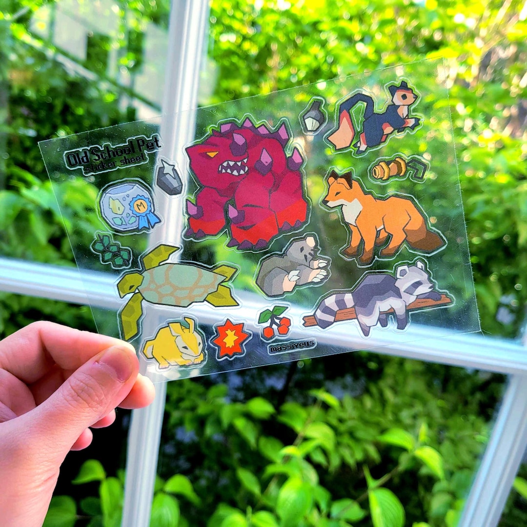 OSRS Runescape Pets 6x4 Clear Sticker - Etsy