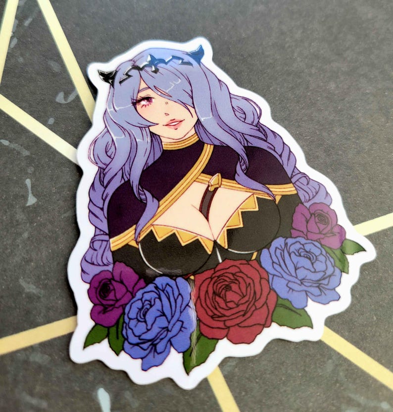 Camilla 3" vinyl sticker image 3