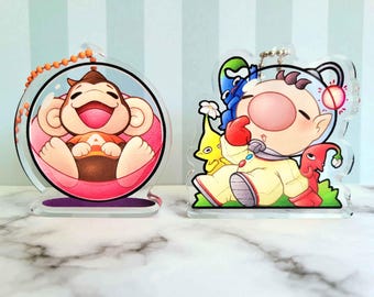 Gamecube Mascot Characters 2.5" Thick Keychains