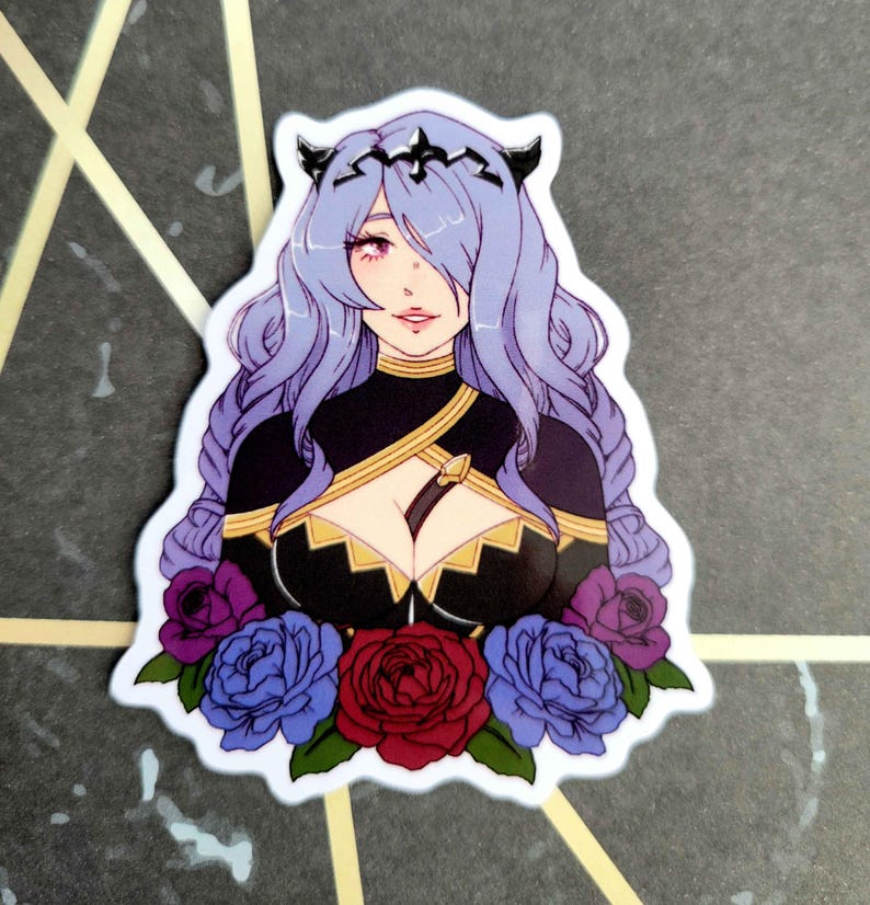 Camilla 3" vinyl sticker image 2