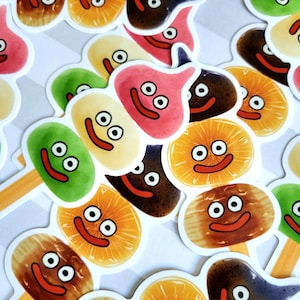 DragonQuest SlimeDango Odeng 10cm Vinyl Sticker