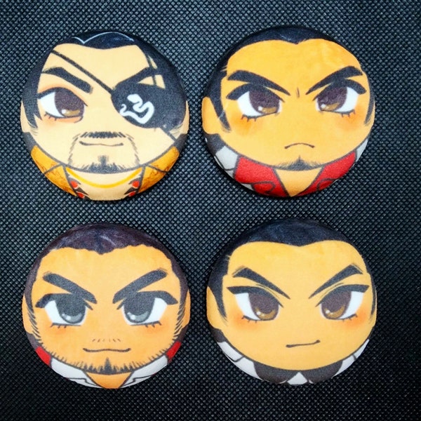 Yakuza Like a Dragon Plush Button