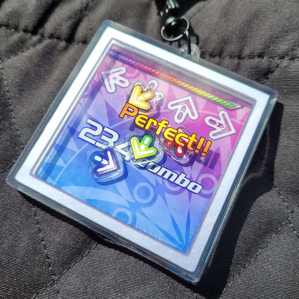 DDR Dance Pad Shaker Charm