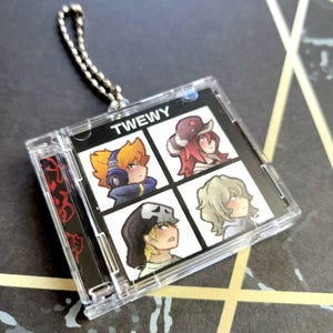 The World Ends With You CD Keychain