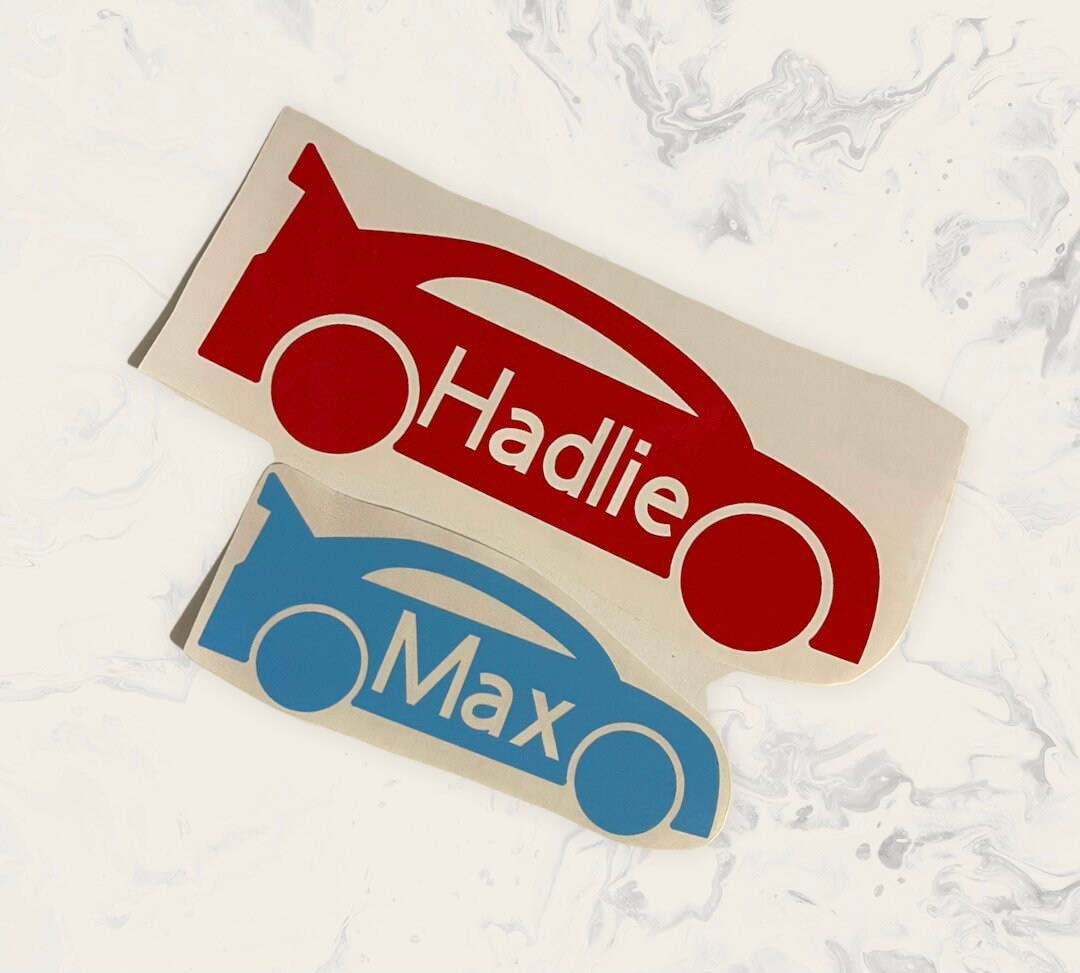 Personalised Vinyl Name Sticker Water Bottle Stickers Name Etsy UK