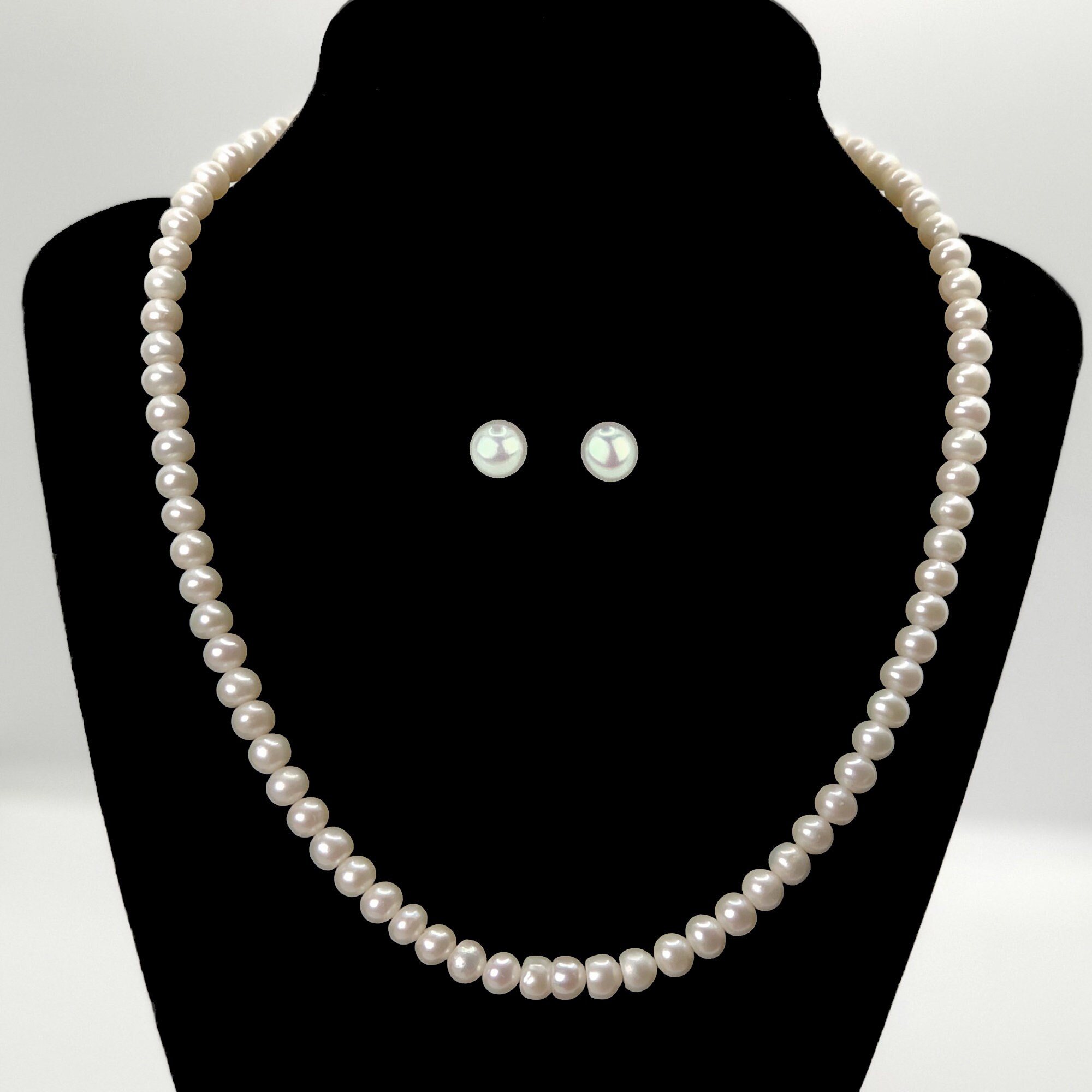 Real pearl set price deals