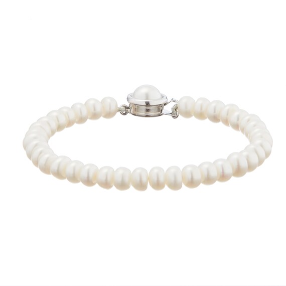 Pastel Cultured Freshwater Pearl Bracelet Sterling Silver Adjustable Length Pastel Cultured Freshwater Pearl Bracelet Sterling Silver Adjustable Length
