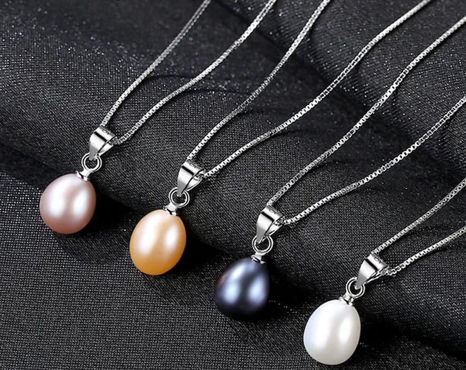 11-13MM Shell Pearl Necklace Lady Charm Necklace - DuskGrand
