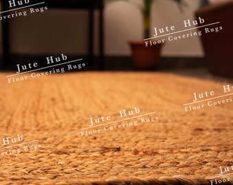 2x8, 2x10, 2x12 tapis de coureur de jute brun clair, coureur de couloir, tapis de coureur de chevet, tapis de taille personnalisée, tapis Boho, tapis de jute tissé à la main, tapis de zone
