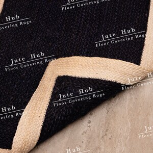Aangepaste grootte handgemaakte jute tapijt/Indiase hand gevlochten vloerkleed/natuurlijke jute tapijt/eco jute tapijten runner/Indiase handgemaakte handgeweven tapijten/warme tapijten