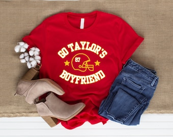 Go Taylor's Boyfriend Sweatshirt, Crewneck, tee, hoodie t-shirt football funny travis kelce 87 kansas city superbowl swifties