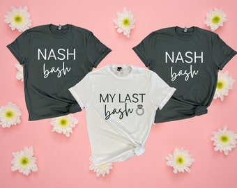 Nash Bash Bachelorette Shirts, Last Bash Bachelorette Tees, Nashville Bachelorette Shirts, Bridal Party Tees