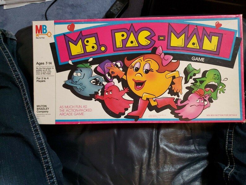 Pacman Board Game 1980s  Edition T Ms