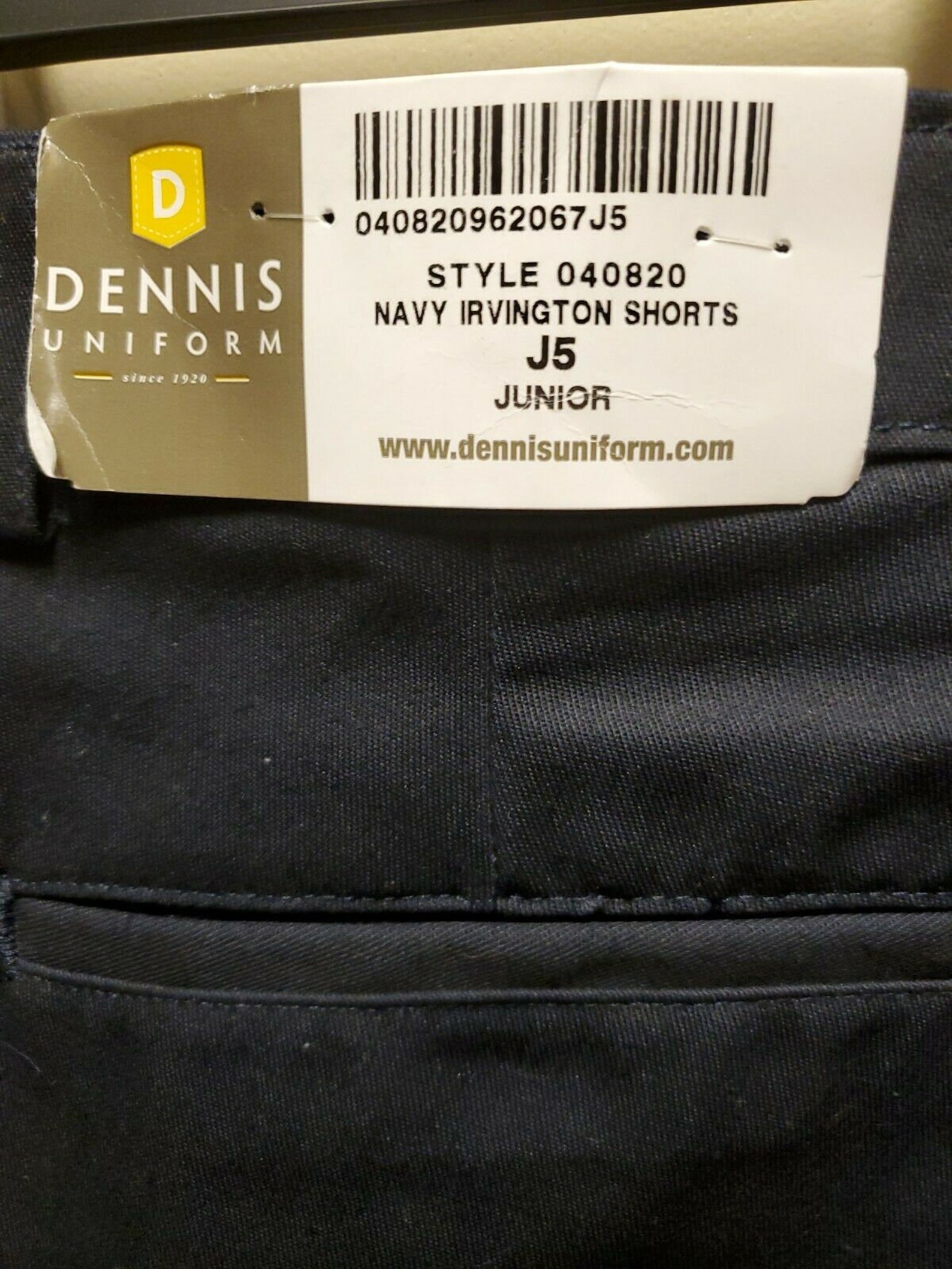 Dennis Uniform Navy Blue Shorts New Old Stock Size 6 Kd23 Etsy