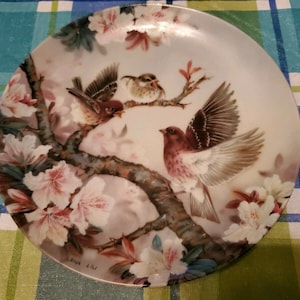 1990 melody at daybreak natures poetry series george collector plate q49
