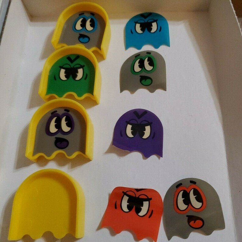 Pacman Board Game 1980s Edition T Ms