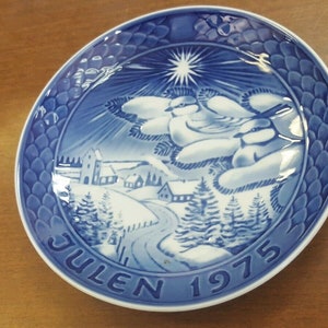 Julen 1975 christmas copenhagen denmark collector plate q104