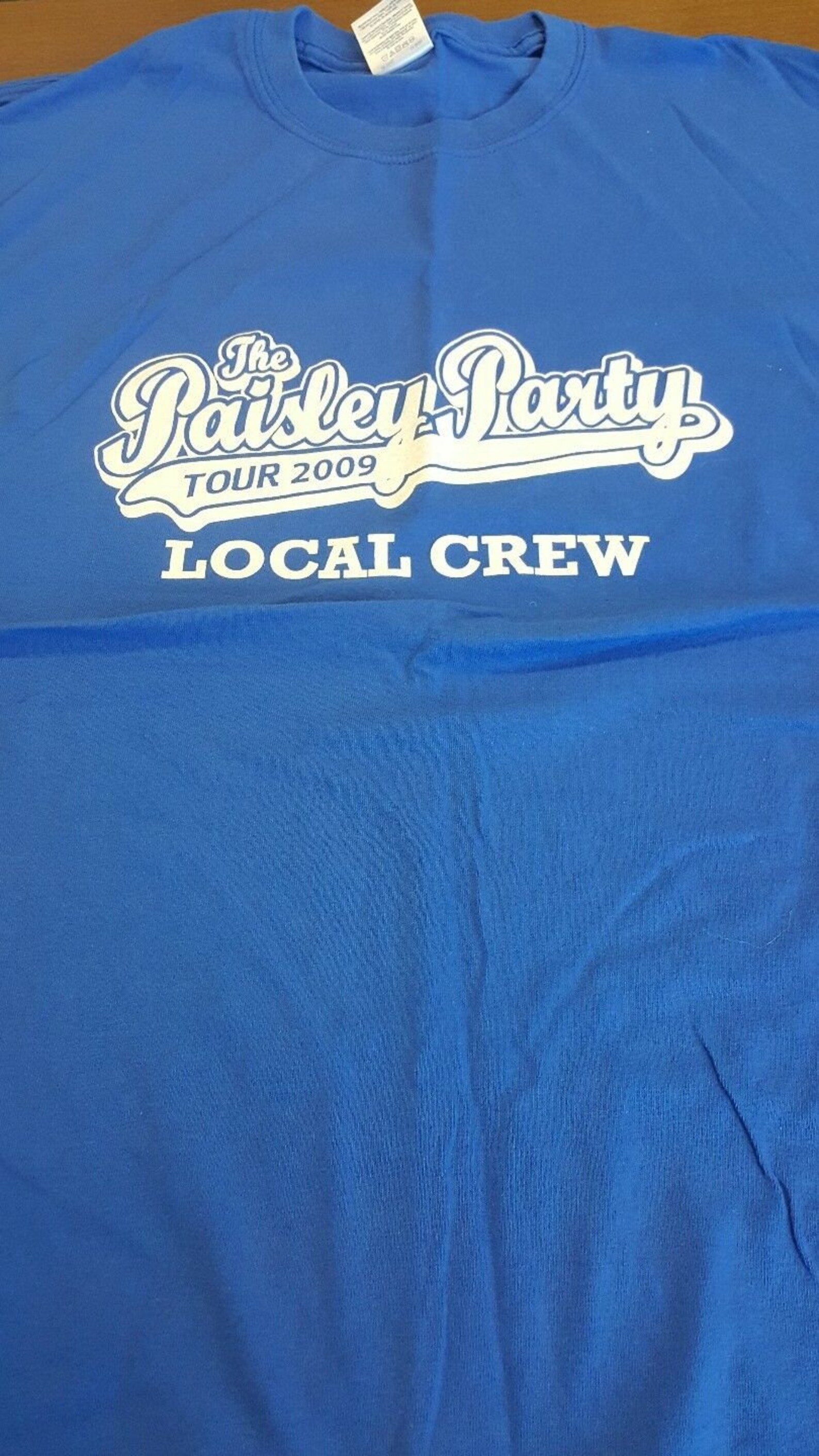 2009 Brad Paisley Party Local Crew Tour Concert Shirt Xl | Etsy