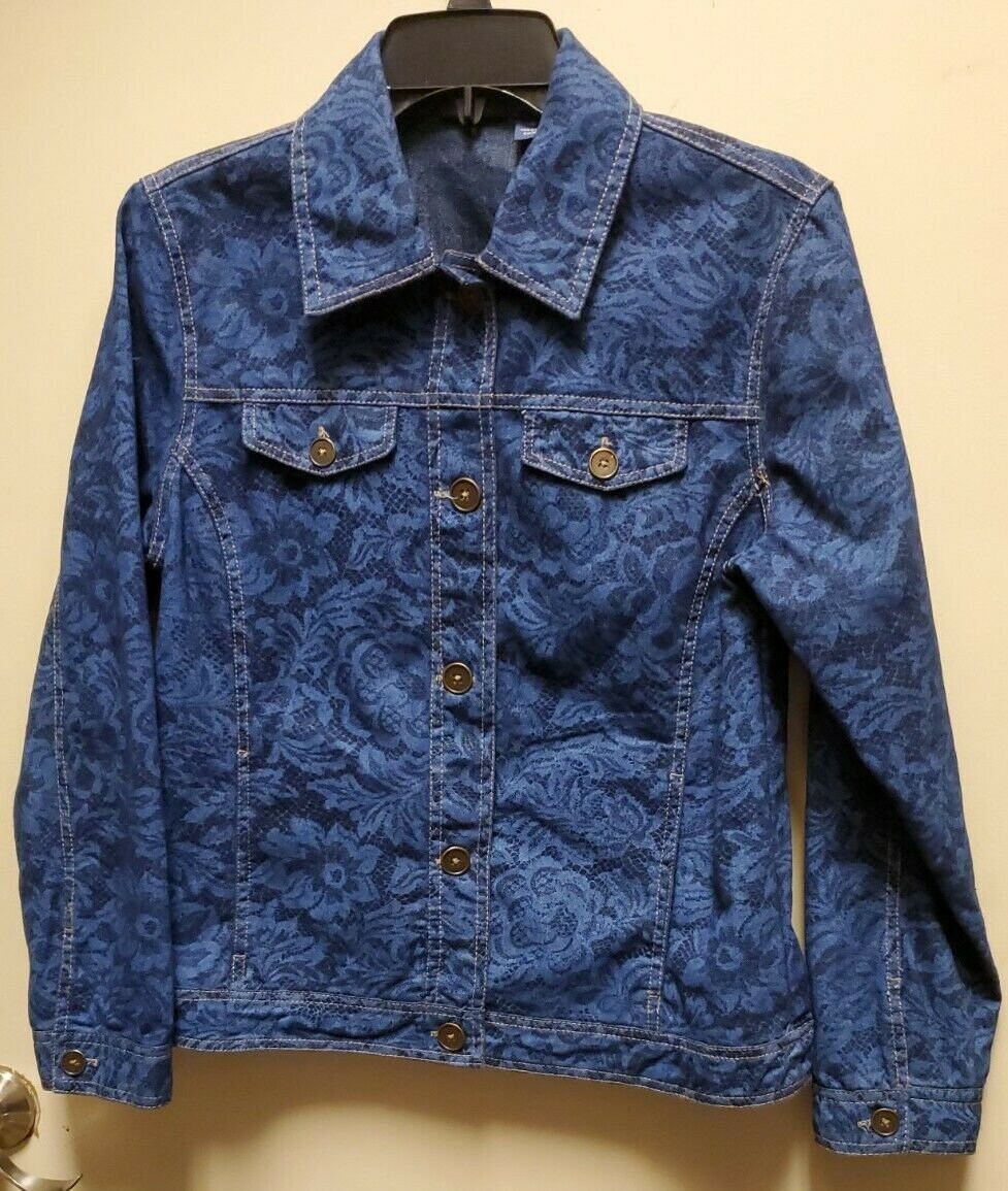 Jean Jacket Blues Denim Button 