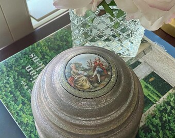 Vintage Powder Box - Etsy