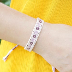 Handmade Woven Friendship Bracelet: Boho Macrame Braid