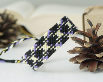 Friendship bracelet, woven bracelet, plaid bracelet