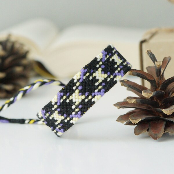 Friendship bracelet, woven bracelet, plaid bracelet