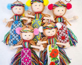Delightful handmade Ukrainian dolls - Unique Motanka style Christmas ornaments for home and decor
