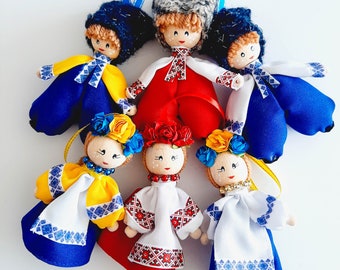 Ukrainian dolls handmade folk ornaments Ukrainian holidays home decor folk decorations Ukrainian toys Ukrainian dolls Christmas ornaments