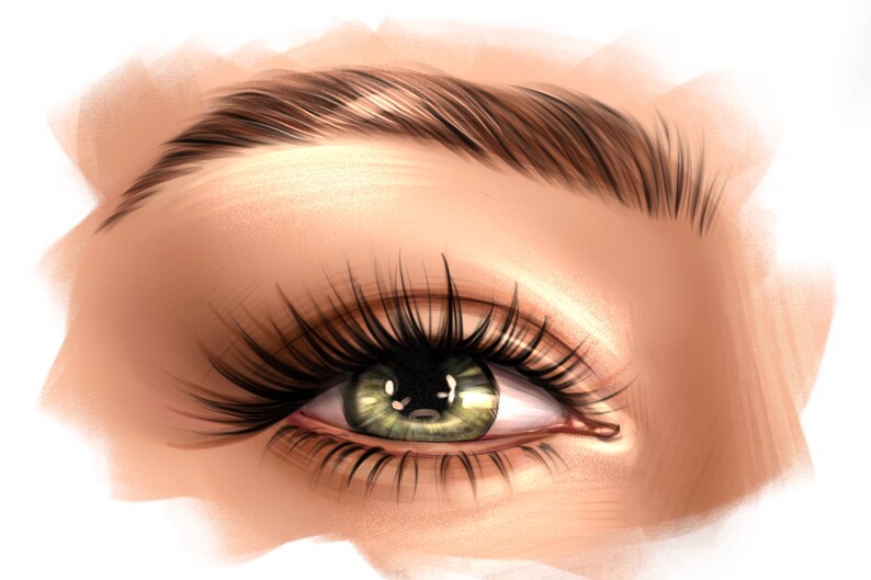 Procreate Pupil Iris of the Eye Brushes, Procreate Stamps, Procreate