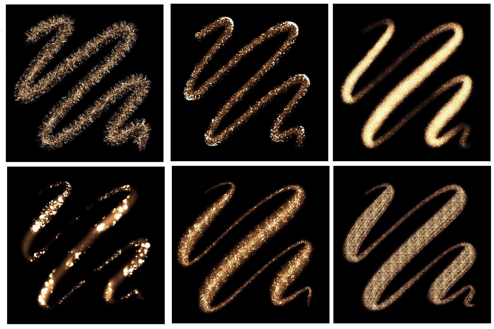 Procreate Glitter Brushes, Sparkly Glitter Brushes for Procreate ...