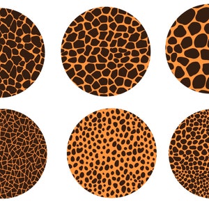 Animal Print Procreate Brush Set Leopard Zebra Cow Pattern, Animal ...