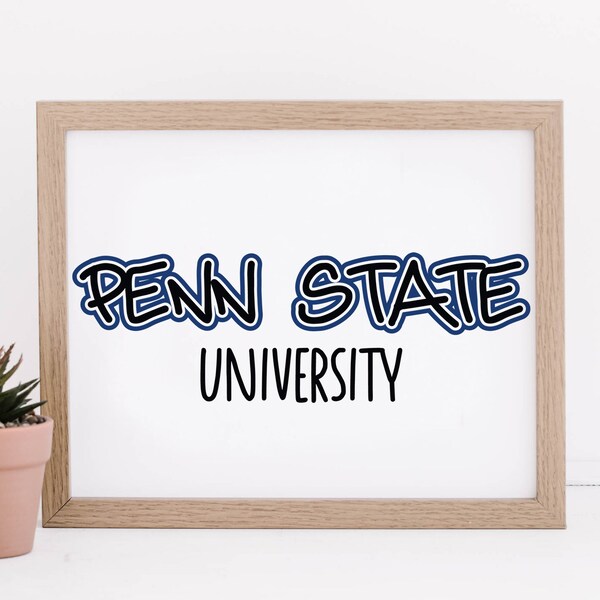 Penn State svg, State of Penn svg, svg Penn, PNG EPS SVG files for cricut, laser cut files